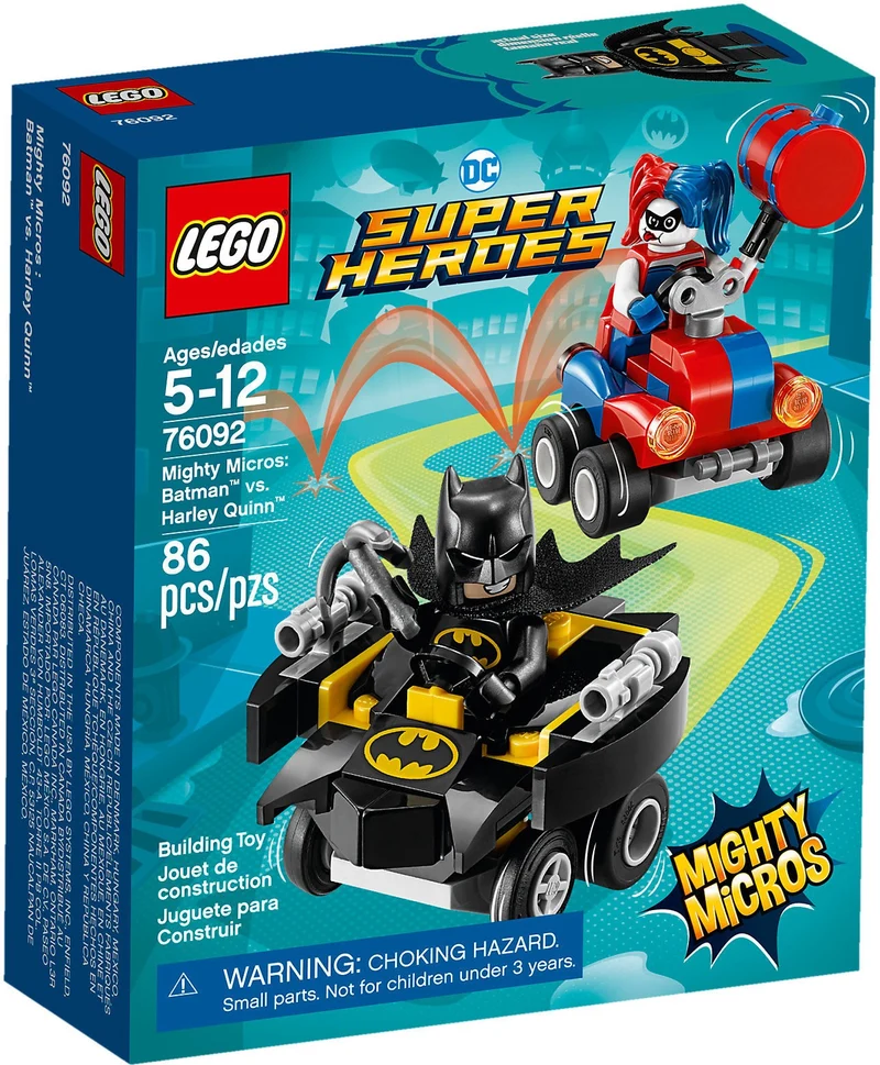 Lego DC Super Heroes Mighty Micros Batman vs Harley Quinn - 76092