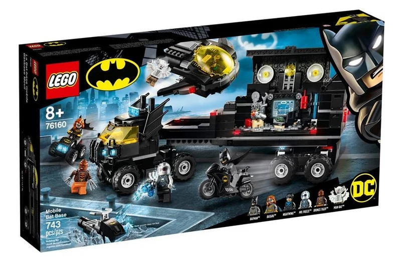 Lego DC Super Heroes Batman Mobile Bat Base / La Base Mobile de Batman - 76160