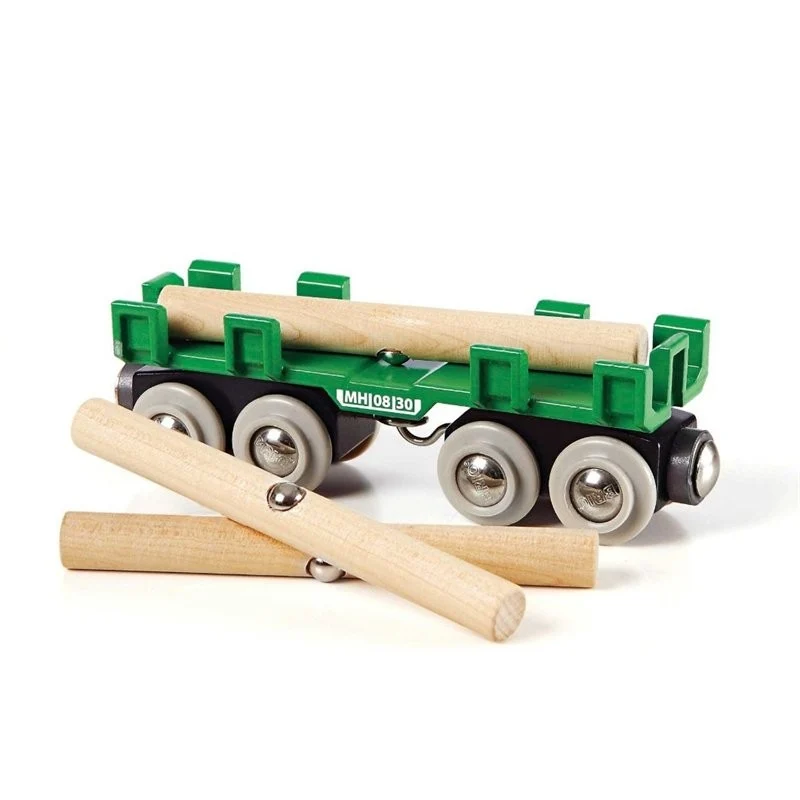 Brio Lumber Loading Wagon/Wagon de chargement de bois - 33696