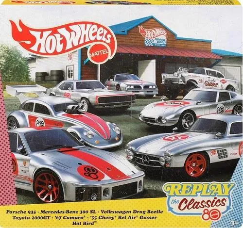 Hot Wheels Replay The Classics Cars - Rejouez les classiques voitures