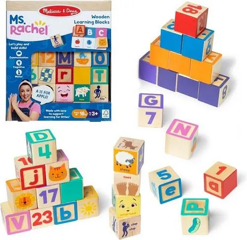 Melissa & Doug Ms.Rachel Learning Blocks - Blocs d'apprentissage