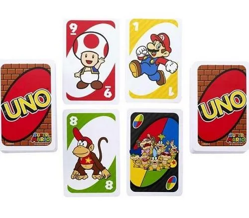 Uno Super Mario Card Game - Jeu de Cartes