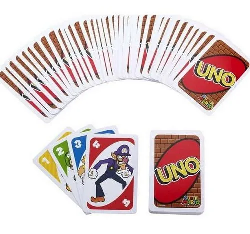 Uno Super Mario Card Game - Jeu de Cartes