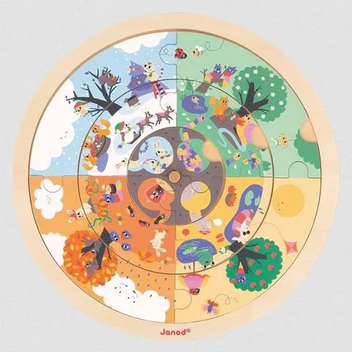 Janod Observation Puzzle 4 Seasons/Saisons