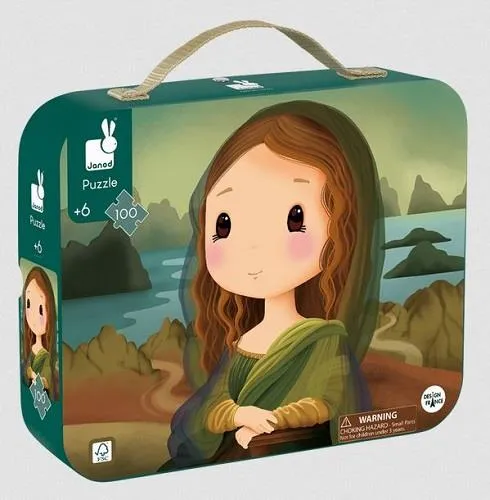 Janod Puzzle Mona Lisa Leonardo Da Vinci (100 pcs)