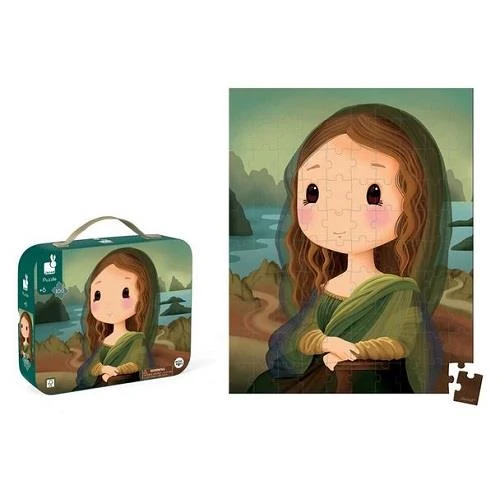 Janod Puzzle Mona Lisa Leonardo Da Vinci (100 pcs)