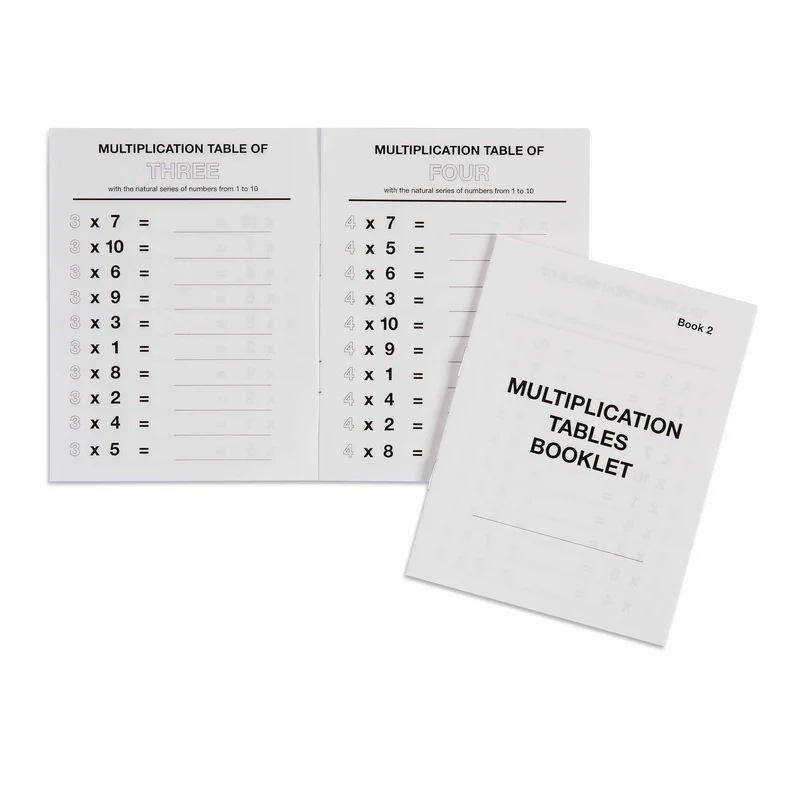 Livret tables de multiplication n°2 - Nienhuis AMI