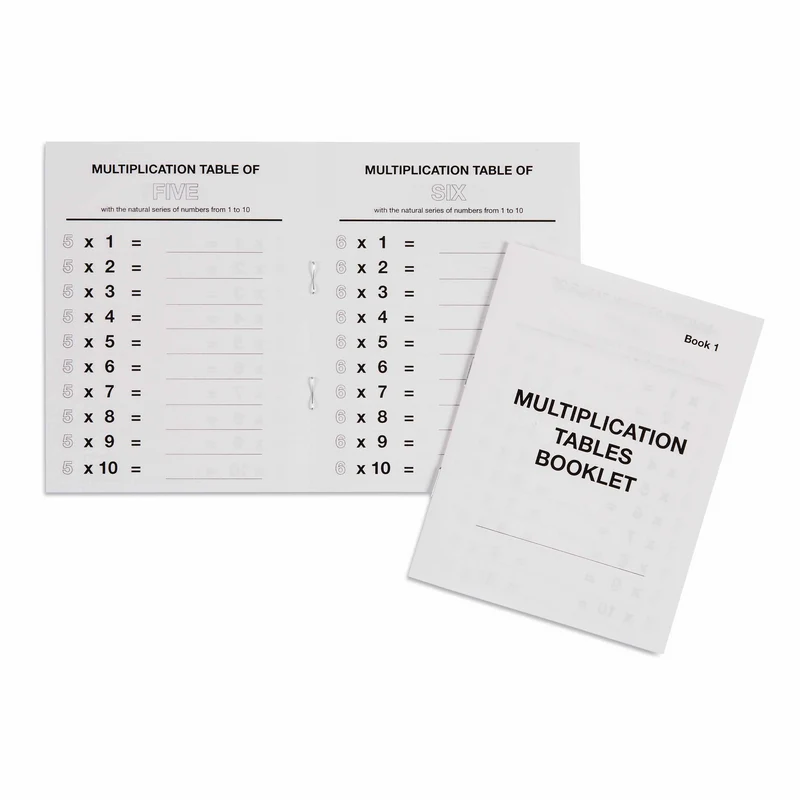 Livret tables de multiplication n°1 - Nienhuis AMI