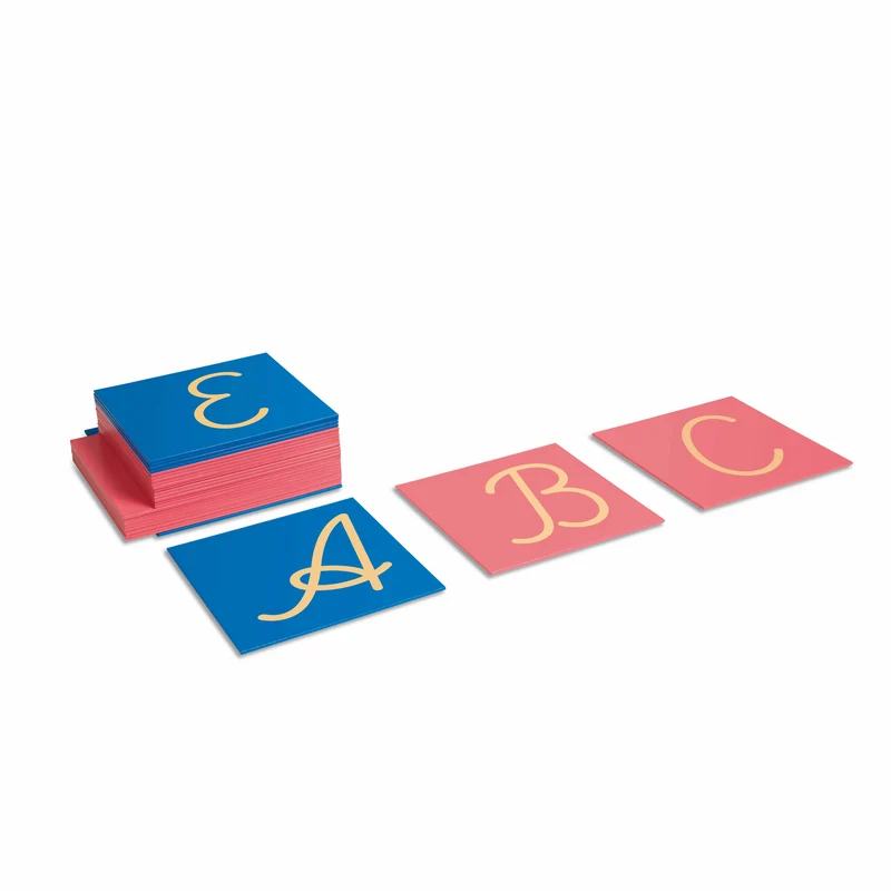 Lettres rugueuses majuscules : version internationale cursif -Nienhuis AMI