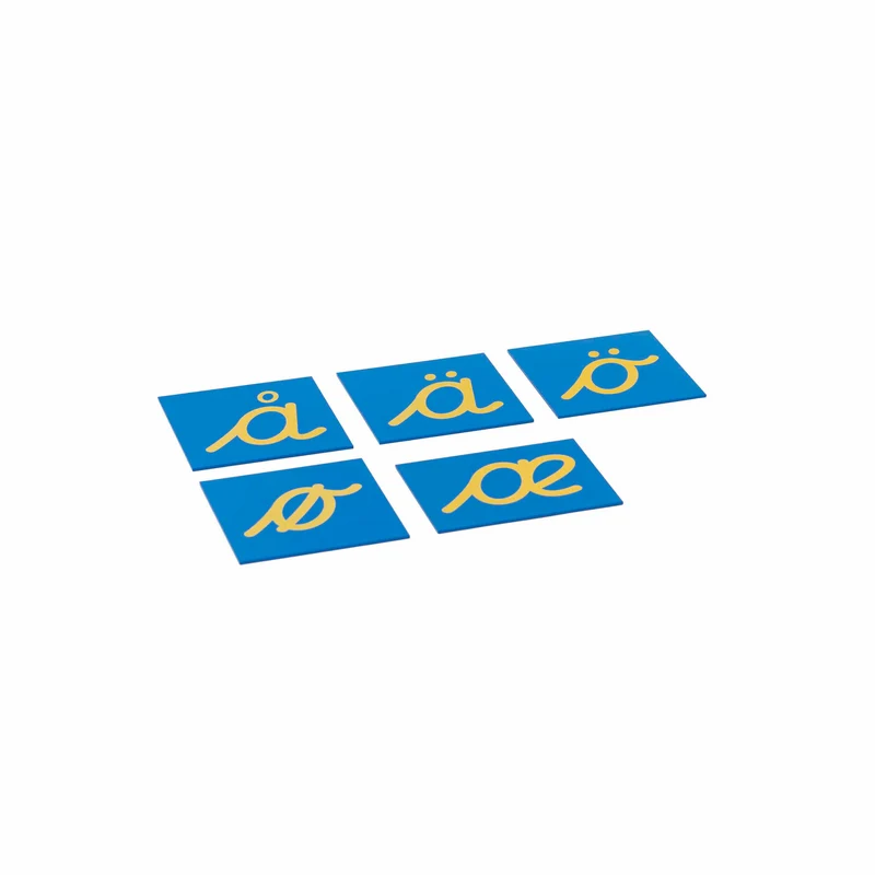 Lettres rugueuses cursives -set lettres nordiques - Jeu supplémentaire - Nienhuis AMI