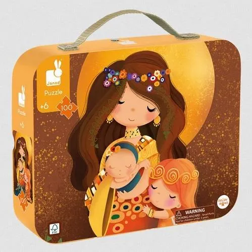 Janod Puzzle Inspired By Gustav Klimt / Inspiré par Gustav Klimt (100 pcs)