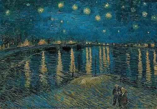 Clementoni Puzzle Van Gogh's Starry Night Over The Rhone - Nuit étoilée sur le Rhône (1000pcs)