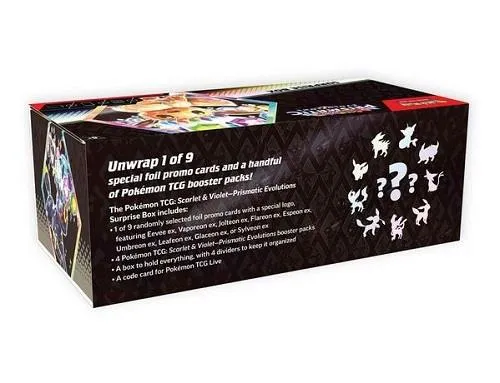 Pokemon Prismatic Evolutions Surprise Box - Évolutions prismatiques Boîte surprise