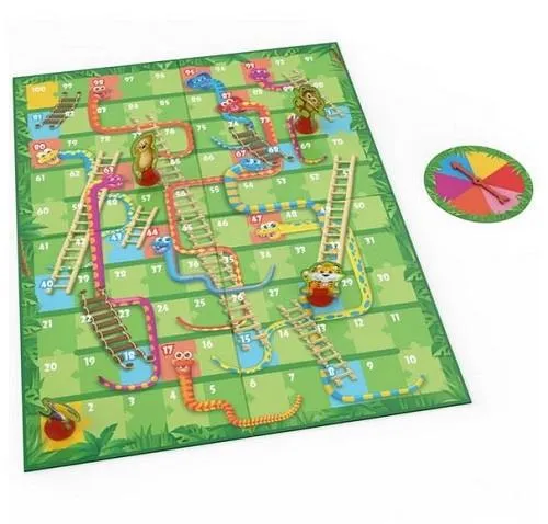 Snakes & Ladders Jungle Theme / Serpents et Échelles Thème Jungle