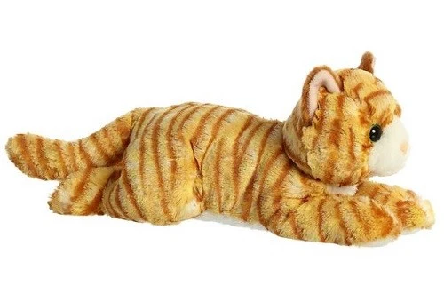 Aurora Ginger Cat Plush / Chat roux Peluche 12''