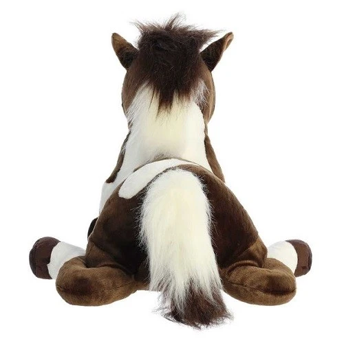 Aurora Super Flopsie Paint Horse (Brown and White Patches) Plush / Peluche Cheval Pie (taches brunes et blanches) 27''
