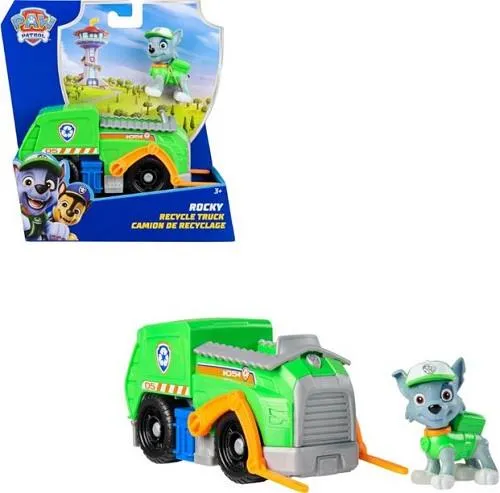 Paw Patrol Rocky's Recycling Truck / Paw Patrol Camion de recyclage de Rocky