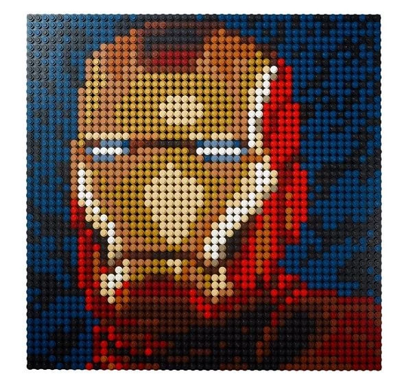 Lego Disney Marvel Iron Man Dot Art/Art pointilliste - 31199