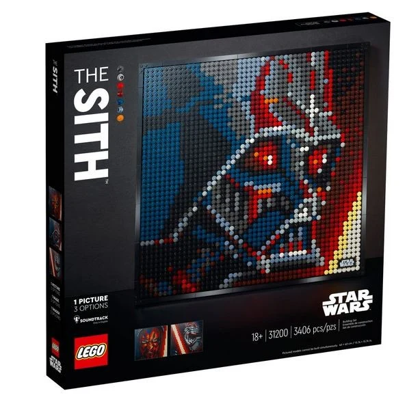 Lego Disney Star Wars The Sith Dot Art / Art pointilliste- 31200