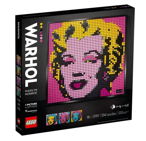 Lego Art Andy Warhol's Marilyn Monroe Dot Art / Art pointilliste - 31197