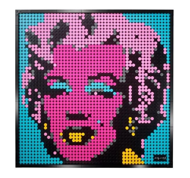 Lego Art Andy Warhol's Marilyn Monroe Dot Art / Art pointilliste - 31197