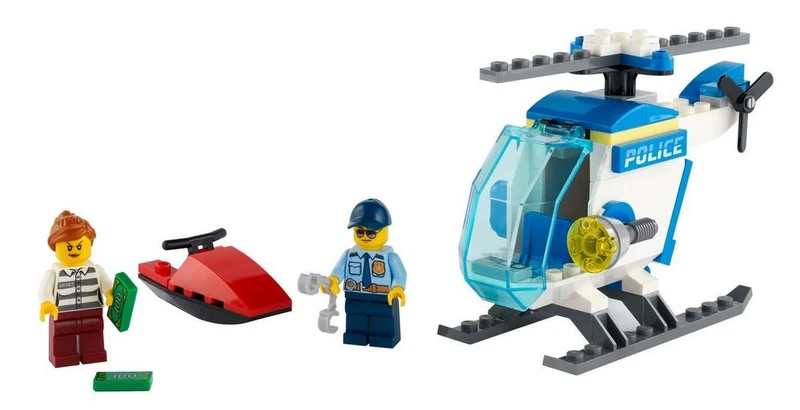 Lego City Police Helicopter / Hélicoptère de police - 60275