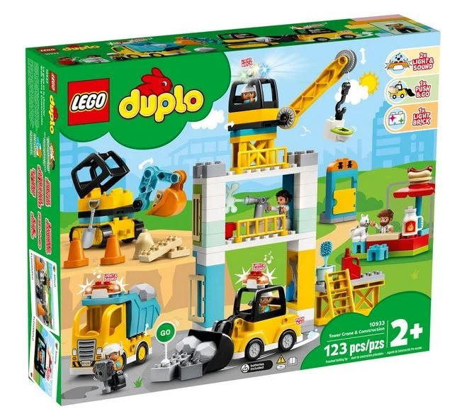 Lego Duplo Tower Crane & Construction - 10933 / Grues à tour et construction - 10933
