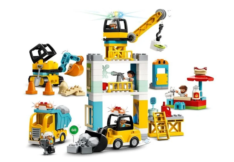 Lego Duplo Tower Crane & Construction - 10933 / Grues à tour et construction - 10933