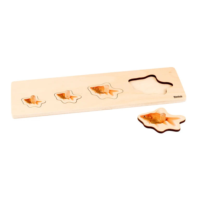 Puzzle tous petits : 4 poissons - Nienhuis AMI