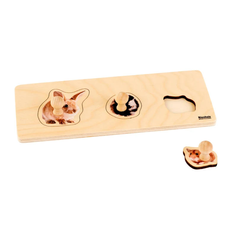 Puzzle tous petits : 3 rongeurs - Nienhuis AMI