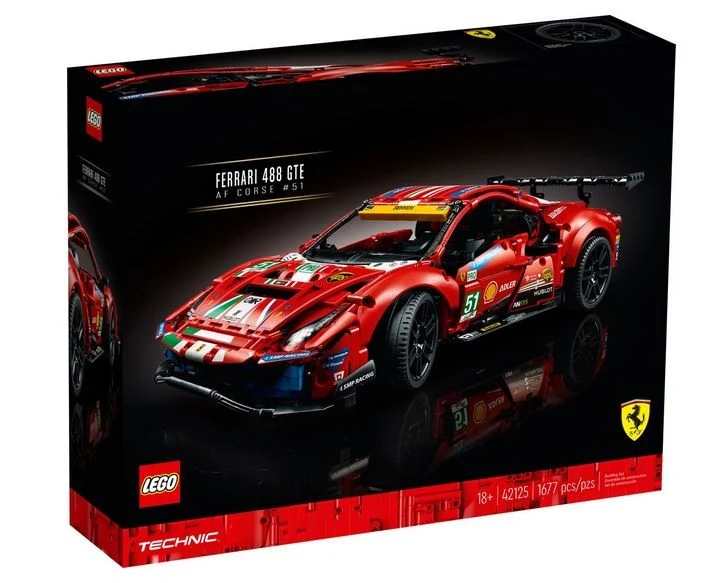 Lego Technic Ferrari 488 GTE AF Corse #51 - 42125