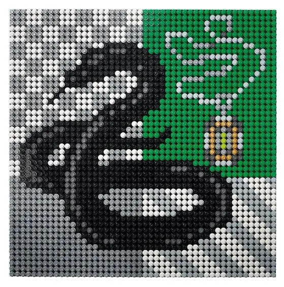 Lego Harry Potter Hogwarts Crests Dot Art / Blasons de Poudlard Harry Potter - Illustration pointilliste - 31201