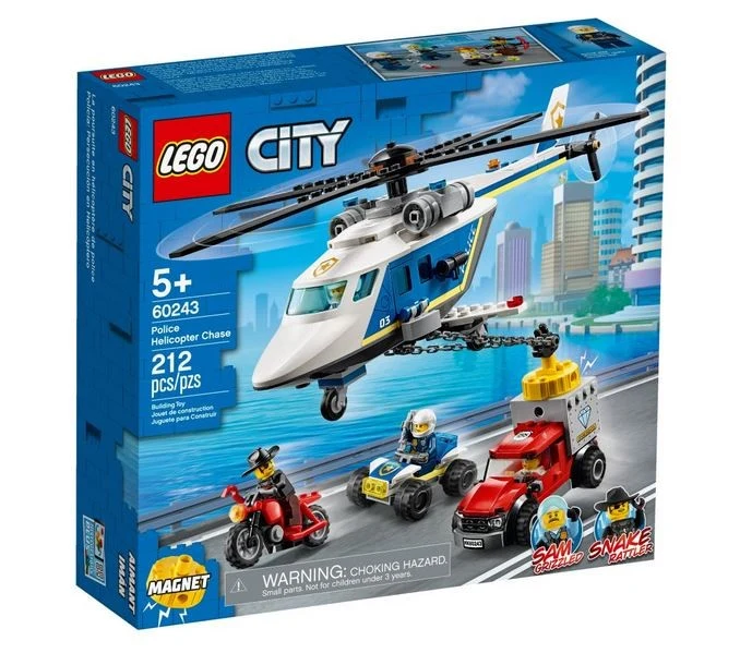 Lego City Police Helicopter Chase / Poursuite en hélicoptère de police - 60243