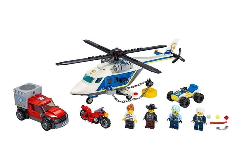 Lego City Police Helicopter Chase / Poursuite en hélicoptère de police - 60243
