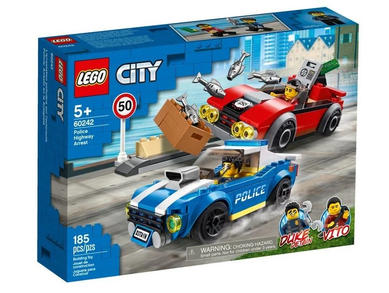 Lego City Police Highway Arrest / Arrestation policière sur l'autoroute - 60242