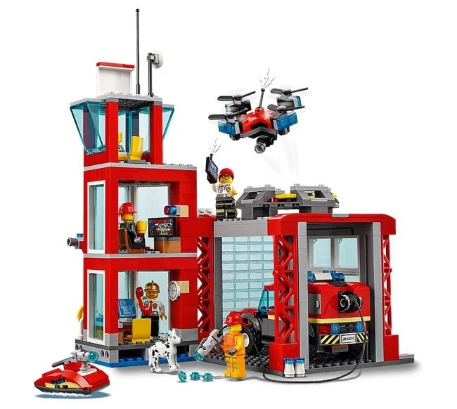 Lego City Fire Station / Caserne de Pompier - 60215