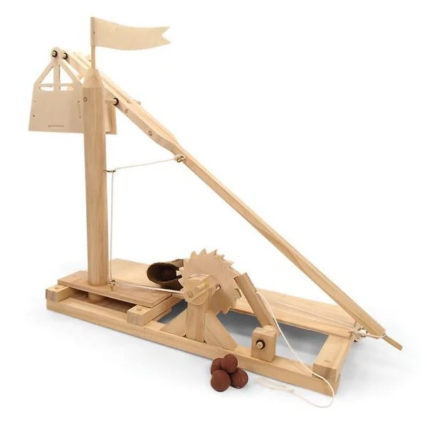 Leonardo Da Vinci Wooden Trebuchet / Trébuchet en bois Léonard de Vinci