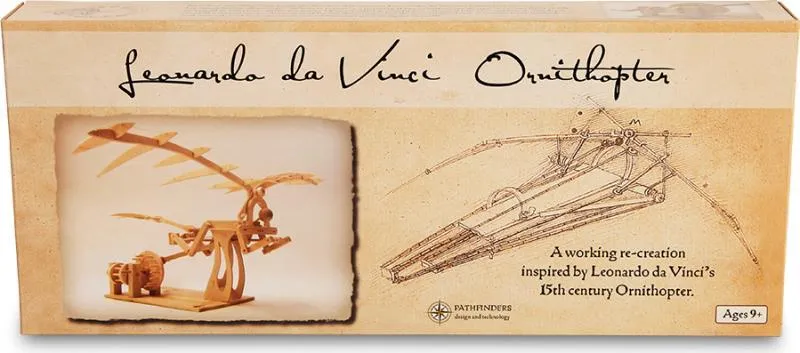 Leonardo Da Vinci Wooden Ornithopter / En Bois