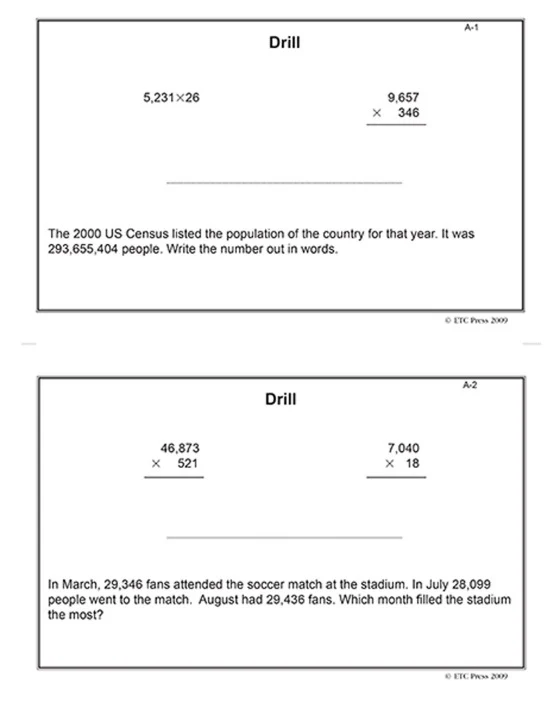 Decimal Work and Task Cards - Nienhuis AMI