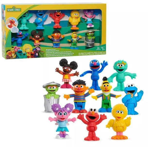Sesame Street Neighborhood Friends Deluxe Pack / Ensemble de luxe des amis du quartier