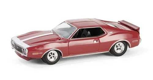 Showroom Floor Series 6 1971 AMC Javelin AMX Car - Salle d'exposition voiture miniature (Red/Rouge)