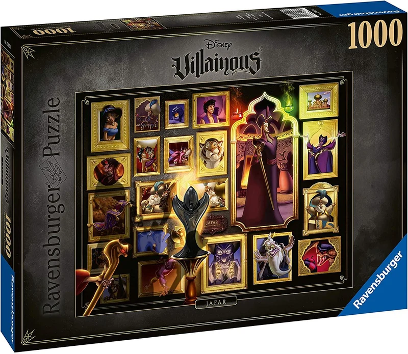 Disney Aladdin Ravensburger Puzzle Villainous Jafar le méchant (1000pcs)