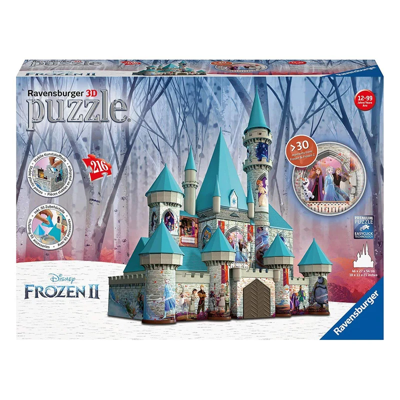 Disney Frozen Ravensburger 3D Puzzle Castle of Arendele (216pcs) / Château d'Arendele Casse-Tête 3D