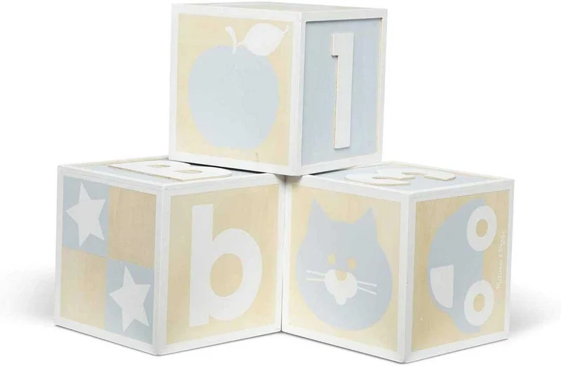 Melissa & Doug Jumbo Wooden ABC-123 Blocks (Neutral) / Blocs géants en bois ABC-123 (neutres) (Montreal, In-Store or Pickup ONLY)