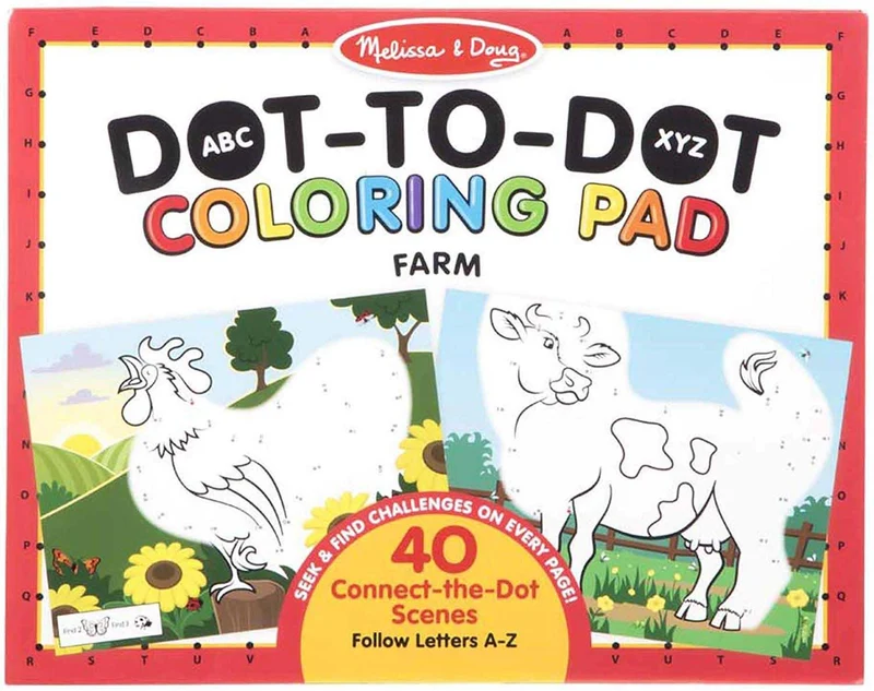 Melissa & Doug Dot to Dot Farm Animals / Animaux de la ferme à relier