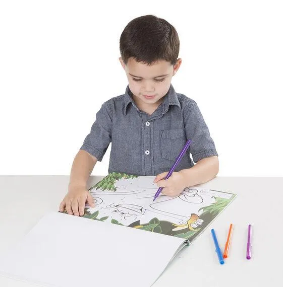 Melissa & Doug Dot to Dot Wild Animals / Relier les points pour Animaux sauvages