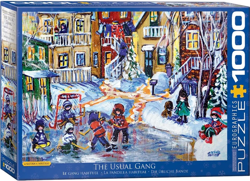 Eurographics Puzzle Mertikas' The Usual Gang / La gang habituelle (1000pcs)