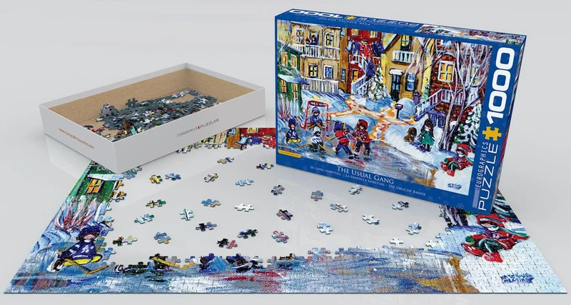 Eurographics Puzzle Mertikas' The Usual Gang / La gang habituelle (1000pcs)