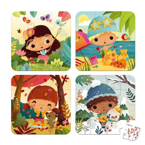 Janod Puzzle Progressive Seasons / Saisons progressives
