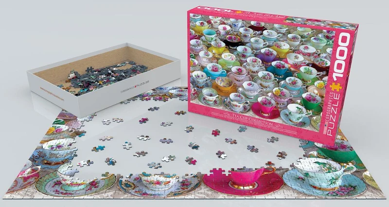 Eurographics Puzzle Tea Cup Collection / Casse-tête Collection de tasses à thé (1000pcs)